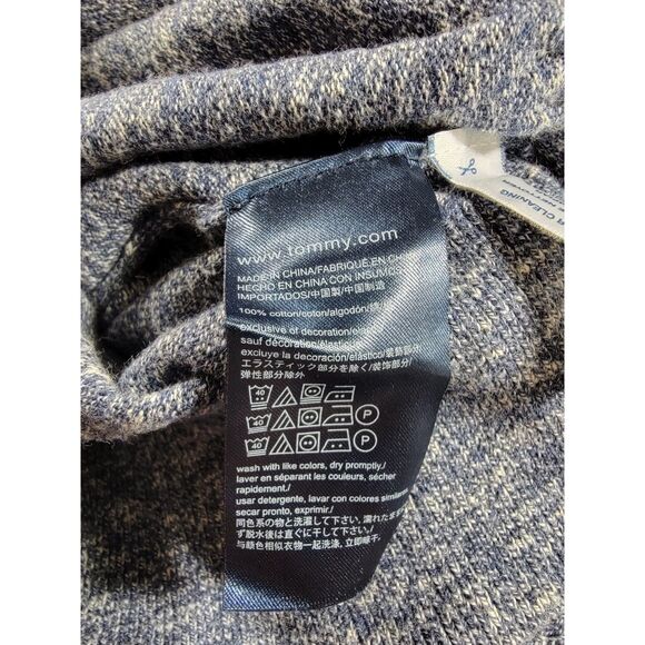Tommy Hilfiger Blue V-neck Men's Sweater - Large - Picture 6 of 8